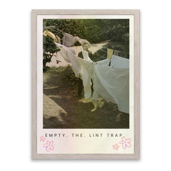 Michael Myers Laundry Room Print: Funny Halloween Decor by The Ace Co. - Picture 2 of 5